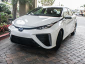 2016 Toyota Mirai fuel cell vehicle